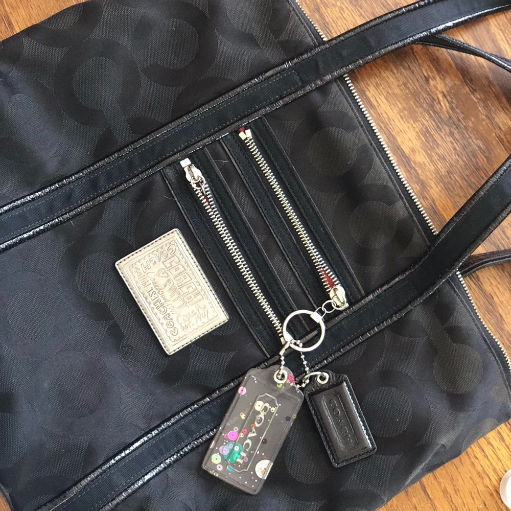 Black Coach Tote